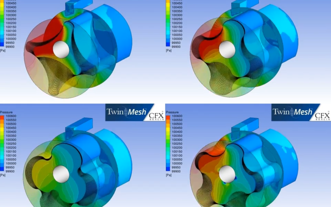 CFD Simulation of Internally Geared Positive Displacement Machines